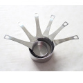 6 PCS Edelstahl Messbecher